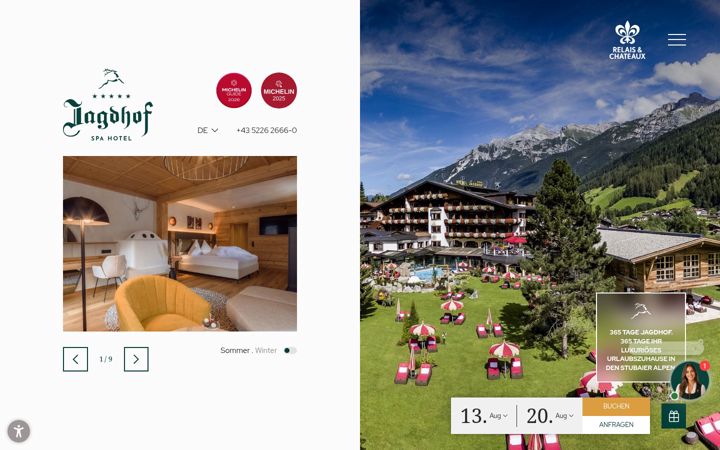 Screenshot of hotel-jagdhof.at