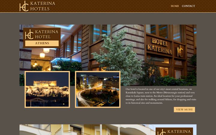 Screenshot of hotel-katerina.com
