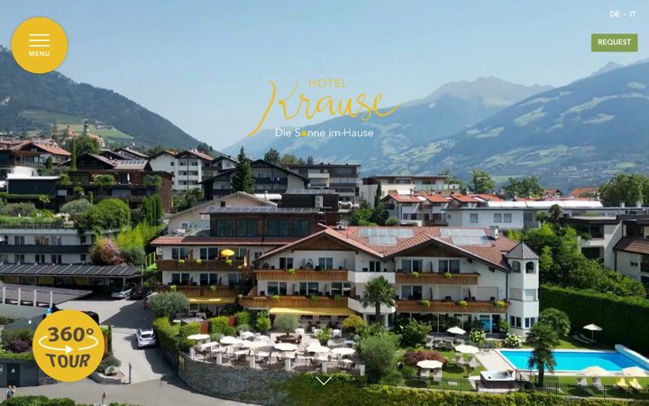 Screenshot of hotel-krause.it