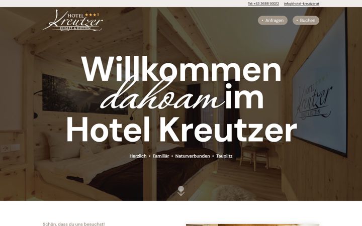Screenshot of hotel-kreutzer.at