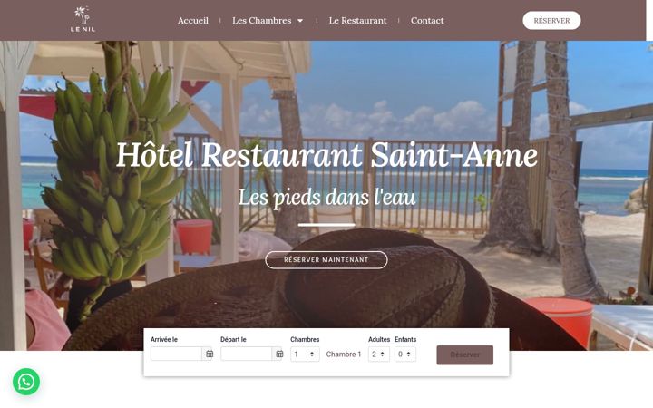 Screenshot of hotel-le-nil.com