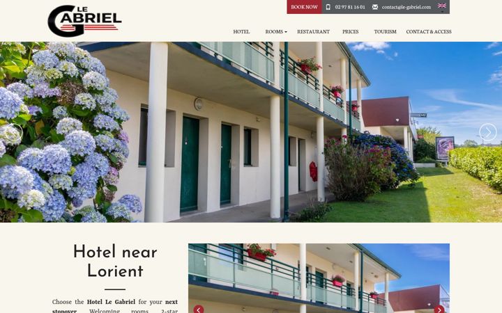 Screenshot of hotel-legabriel.com