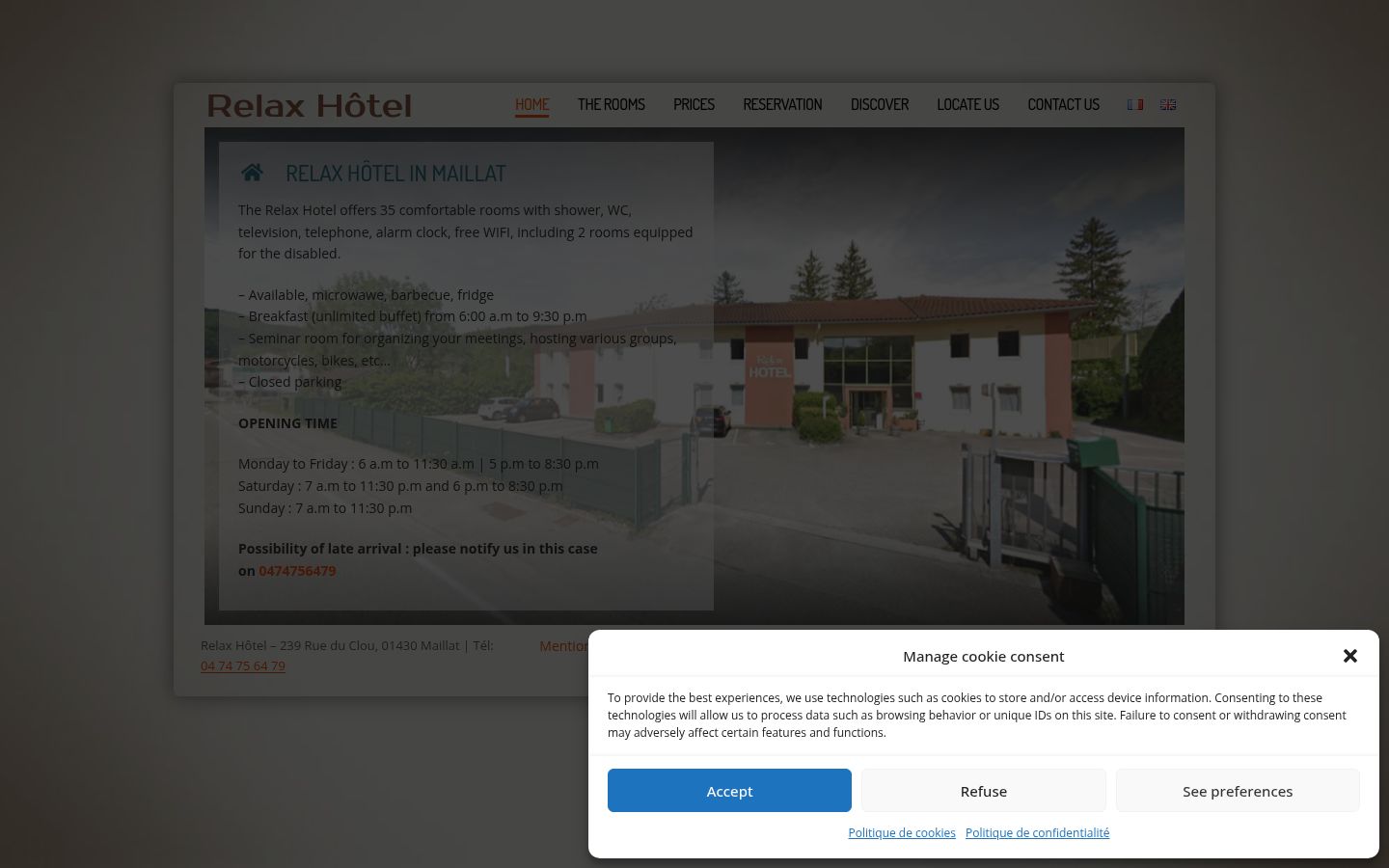Zrzut ekranu banera zgody wyświetlanego przed jakąkolwiek interakcją