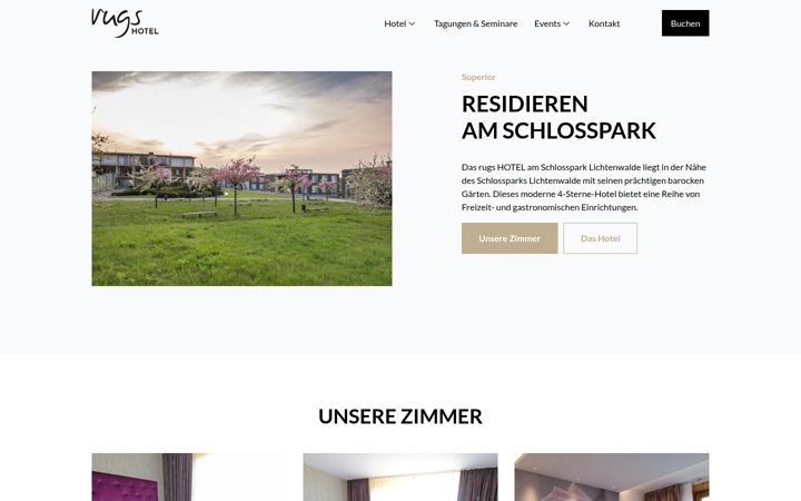 Screenshot of hotel-lichtenwalde.de