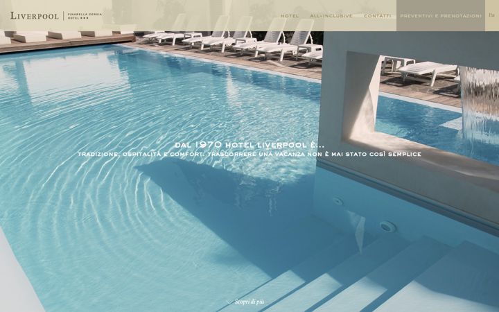 Screenshot of hotel-liverpool.it