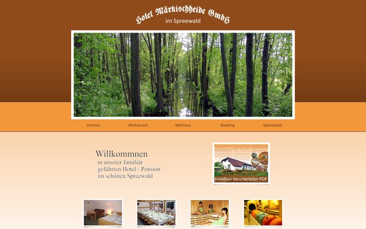 Screenshot of hotel-maerkischheide.de