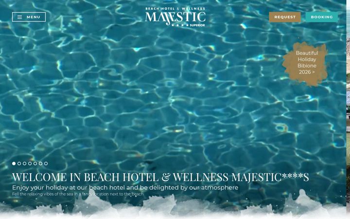 Screenshot of hotel-majestic.net