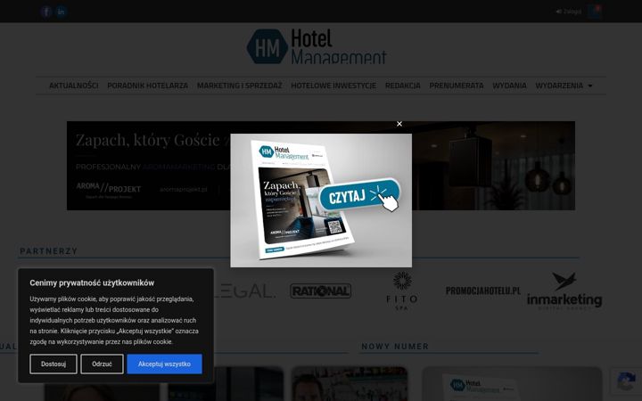 Screenshot of hotel-management.pl