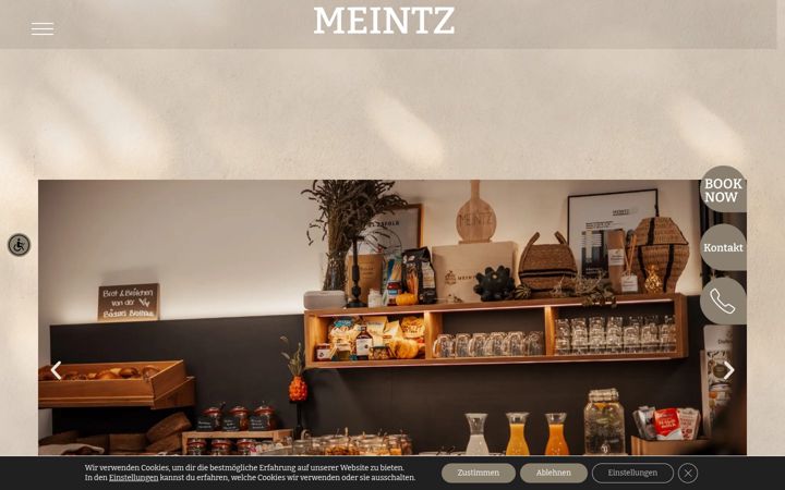Screenshot of hotel-meintz.de
