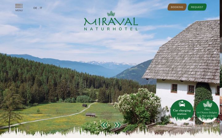 Screenshot of hotel-miraval.com