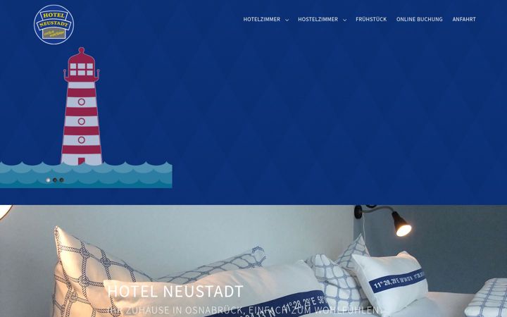 Screenshot of hotel-neustadt.com