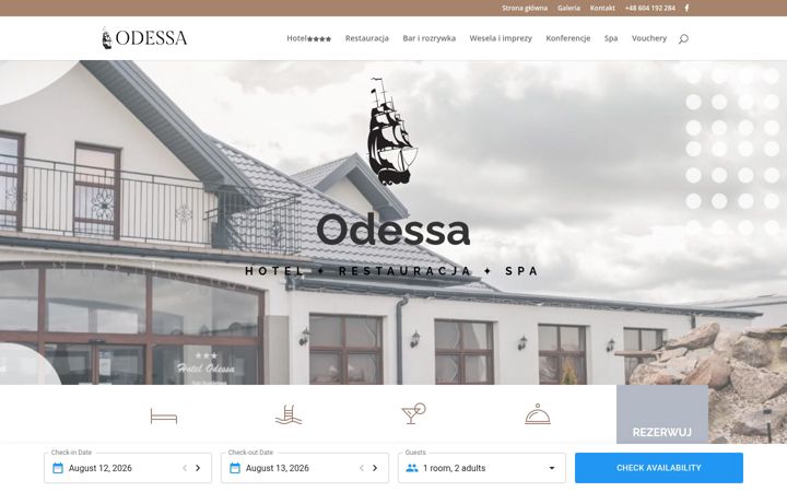 Screenshot of hotel-odessa.pl