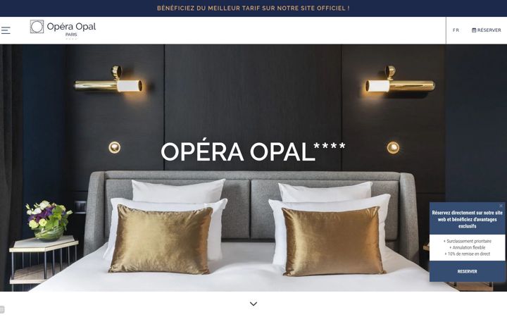 Screenshot of hotel-opera-opal-paris.com