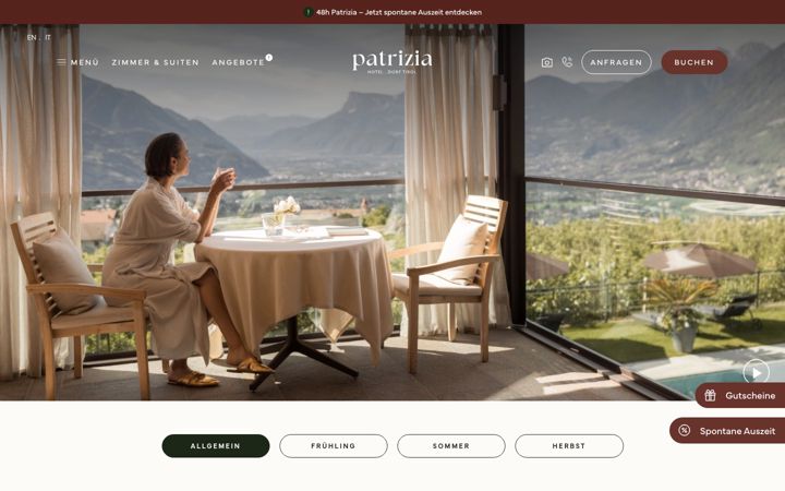Screenshot of hotel-patrizia.it