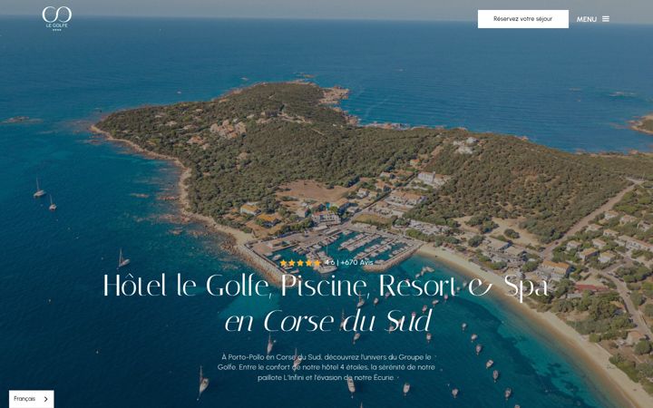 Screenshot of hotel-porto-pollo.com
