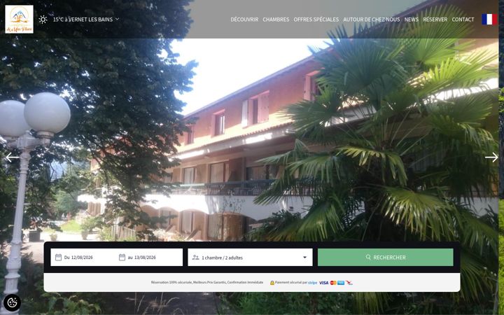 Screenshot of hotel-pyrenees-orientales.com