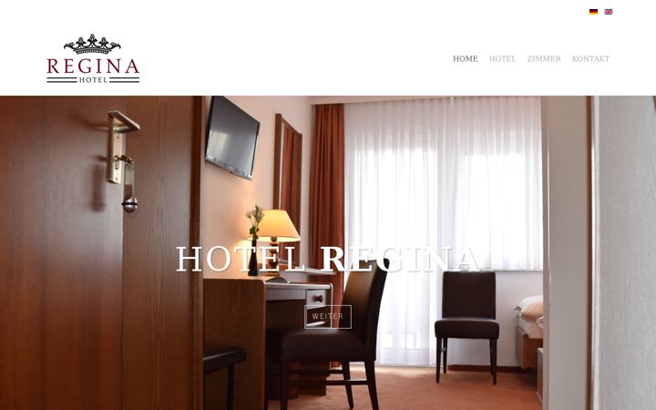 Screenshot of hotel-regina-lu.de