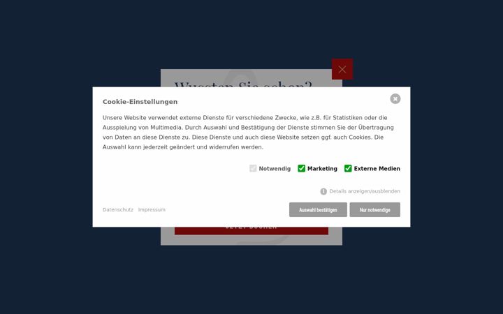 Screenshot of hotel-rennsteig.com