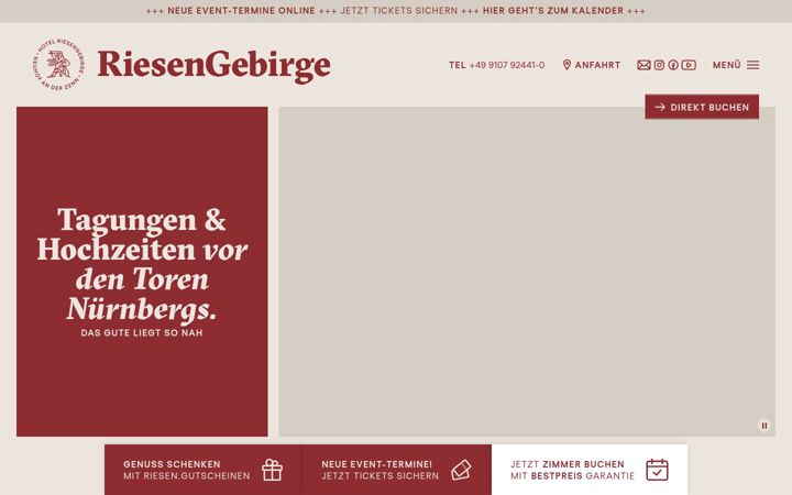 Screenshot of hotel-riesengebirge.de
