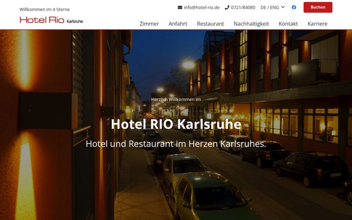 Screenshot of hotel-rio.de