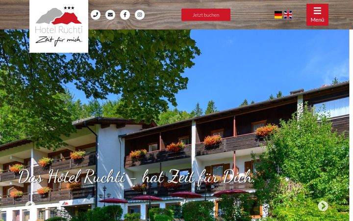 Screenshot of hotel-ruchti.de