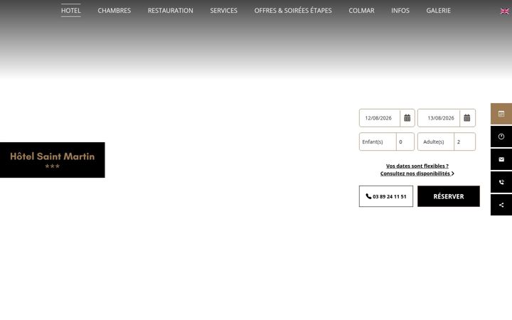 Screenshot of hotel-saint-martin.com