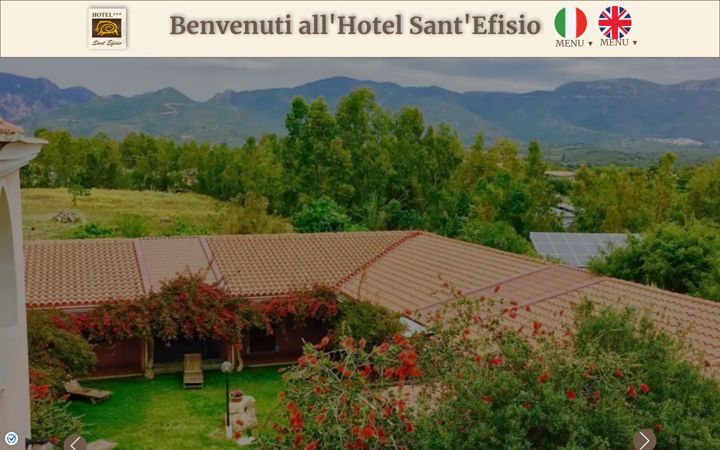 Skærmbillede af hotel-santefisio.com