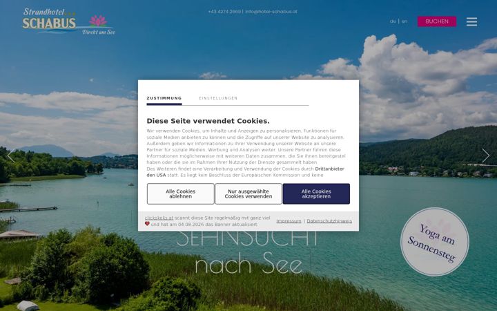 Screenshot of hotel-schabus.at
