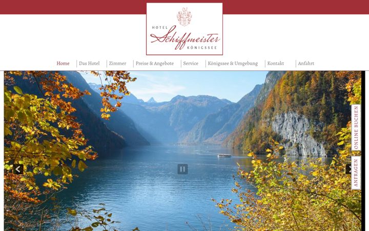 Screenshot of hotel-schiffmeister.de