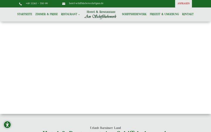Screenshot of hotel-schiffshebewerk.com