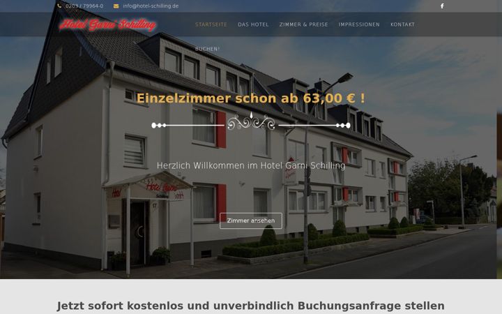 Screenshot of hotel-schilling.de