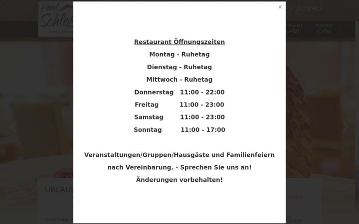 Screenshot of hotel-schlossberg.com