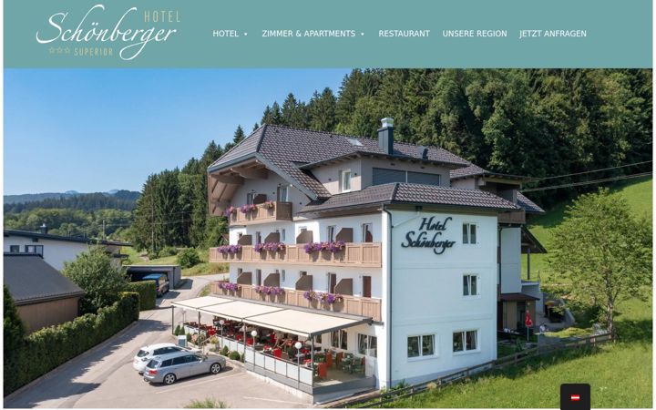 Screenshot of hotel-schoenberger.at