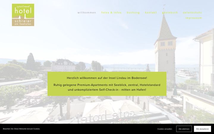 Screenshot of hotel-schreier.de