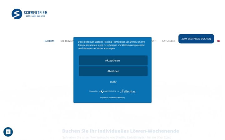 Screenshot of hotel-schwertfirm.de