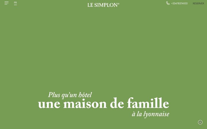 Screenshot of hotel-simplon-lyon.com