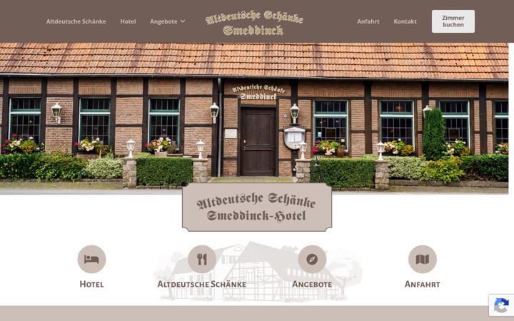 Screenshot of hotel-smeddinck.de