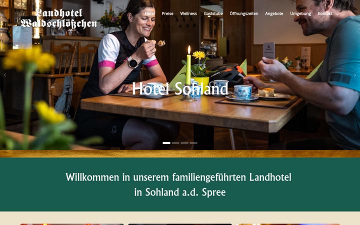 Screenshot of hotel-sohland.de