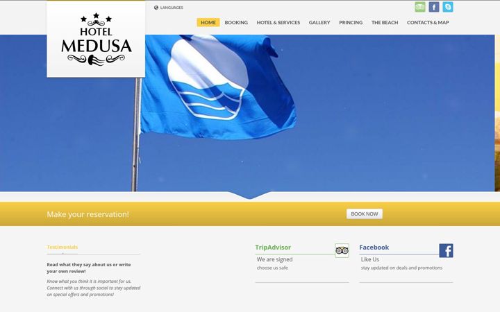 Screenshot of hotel-sottomarina.com