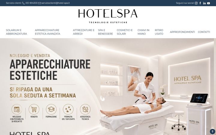 Screenshot of hotel-spa.it