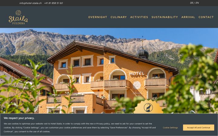 Screenshot of hotel-staila.ch