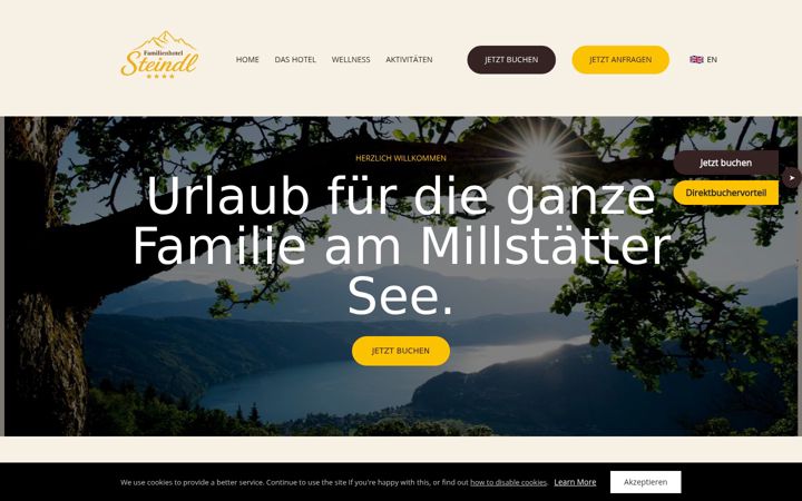 Screenshot of hotel-steindl.com