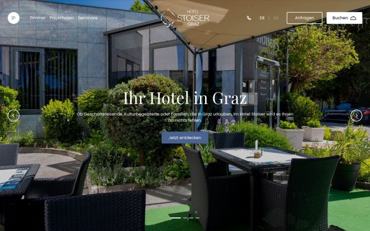 Screenshot of hotel-stoiser.at