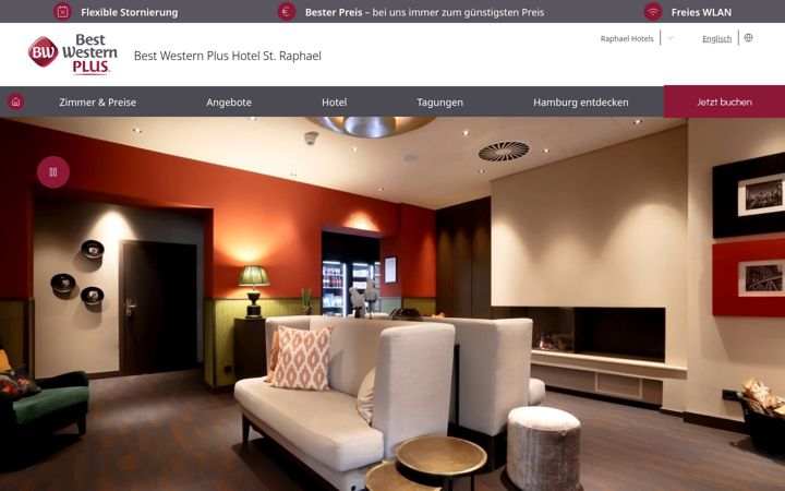 Zrzut ekranu hotel-straphael.de