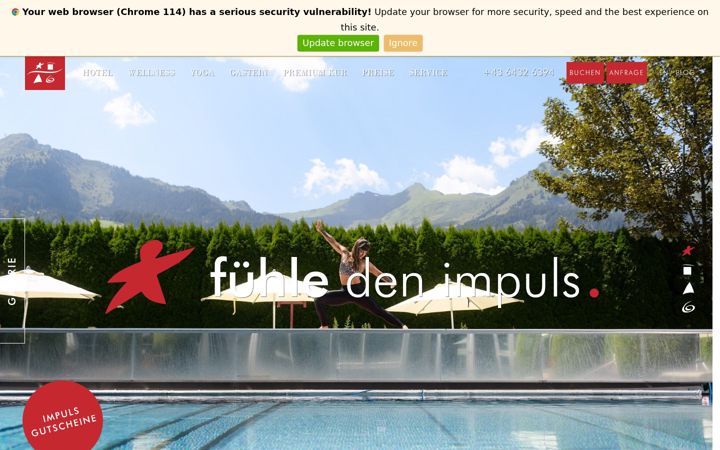 Screenshot of hotel-tirol.at