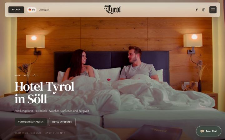 Screenshot of hotel-tyrol.com