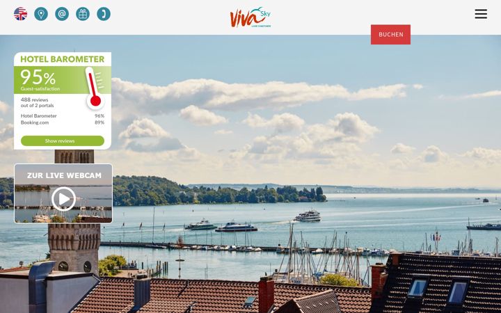 Screenshot of hotel-viva-sky.de