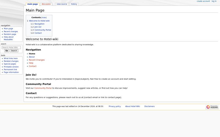 Screenshot van hotel-wiki.win
