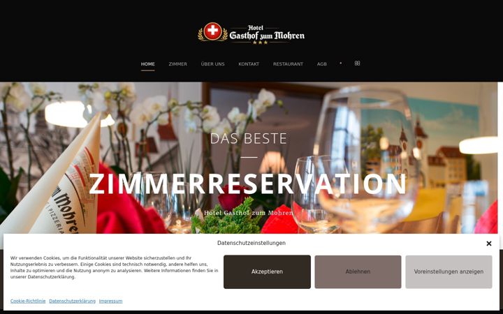 Screenshot of hotel-willisau-mohren.ch