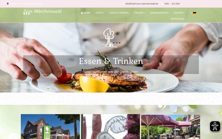 Screenshot of hotel-zum-maerchenwald.de